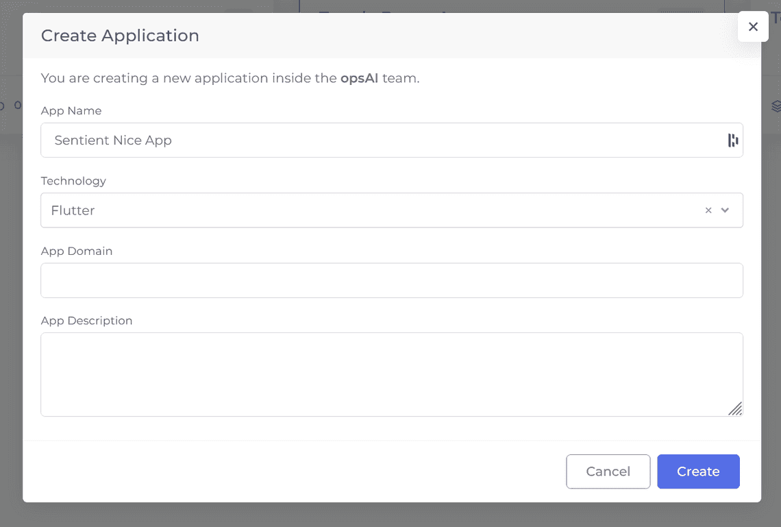 create app create app